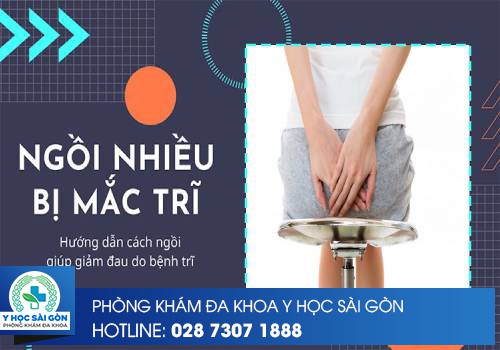 ngồi nhiều bị trĩ