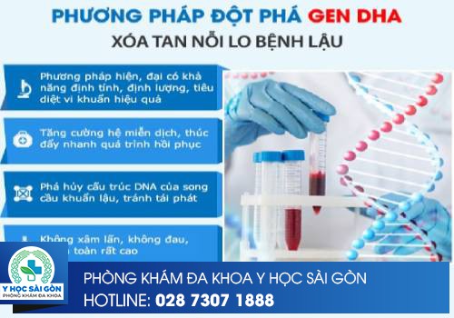 phương pháp DHA điều trị bệnh lậu